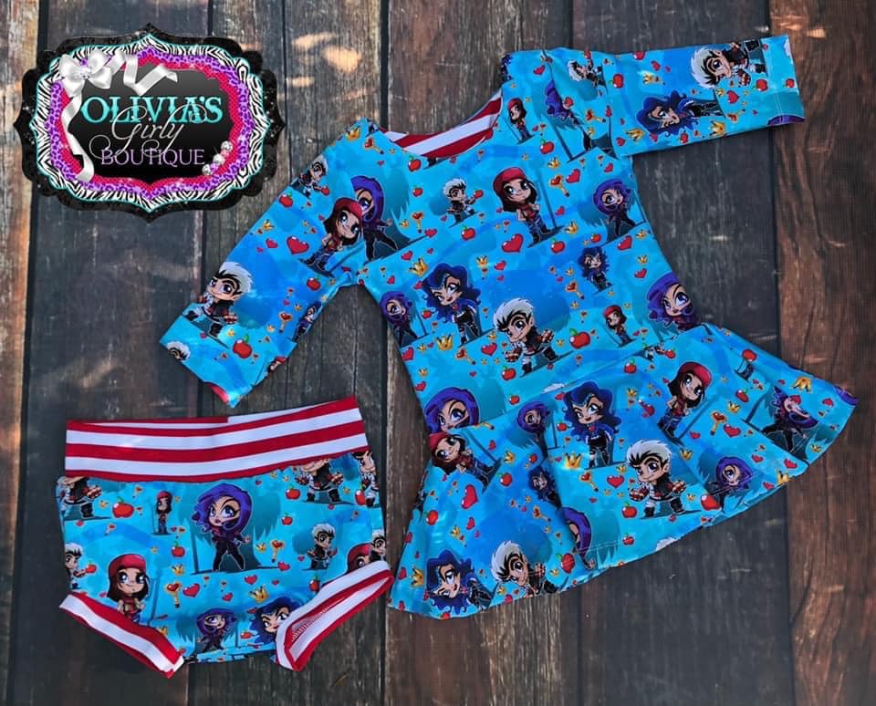 DESCENDANTS SET - BRAND NEW - NEVER WORN - 4T