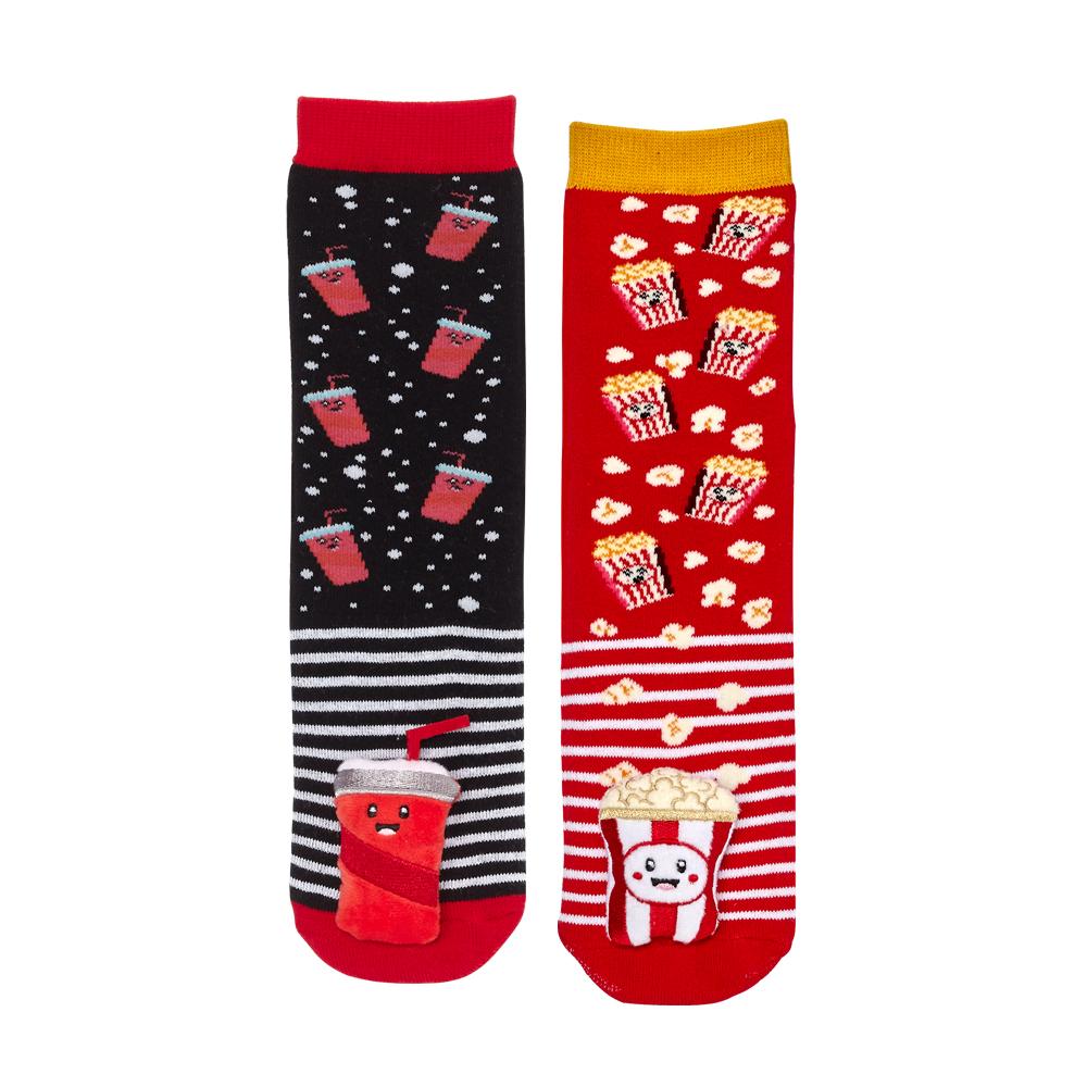 POPCORN AND SODA SOCKS - FITS AGE 7-10 YEARS OLD