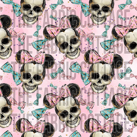 MS. MOUSE SKULLS - PINK COLORWAY